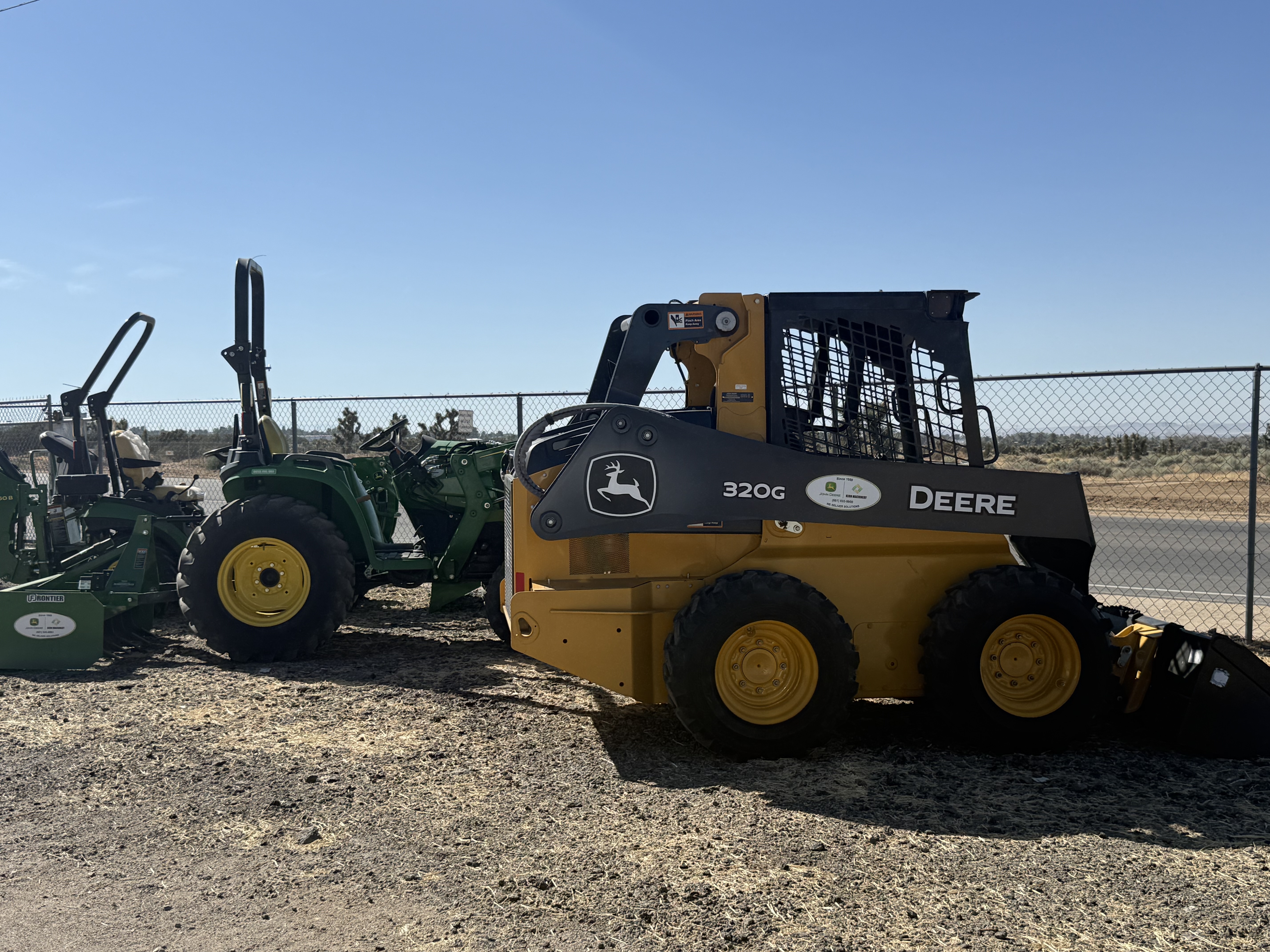Tractors and equipment at The Feed Barn